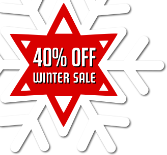 Winter Sale - Save 40%