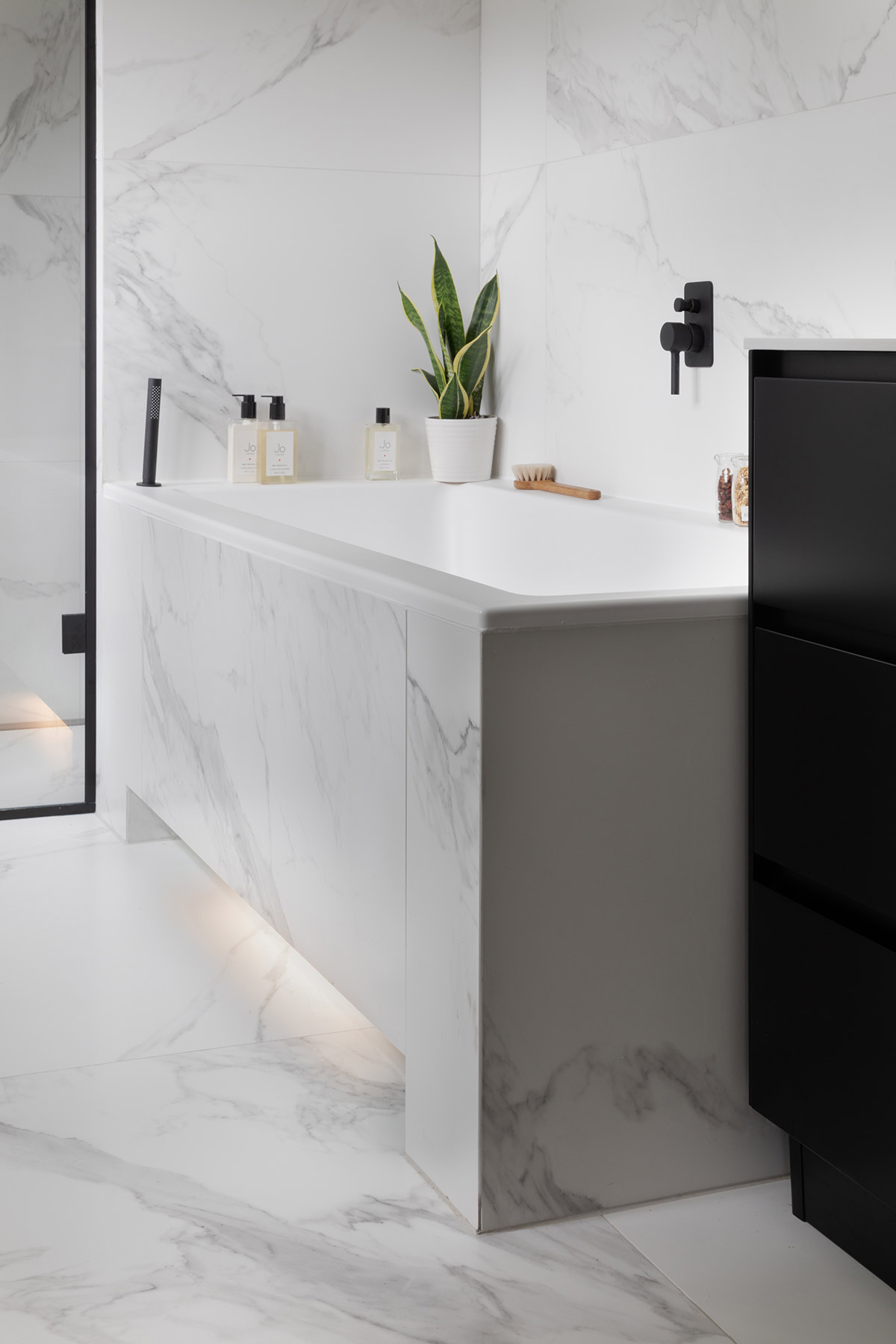 White Carrara Bathroom