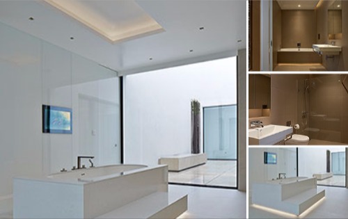 Designer Bathrooms & Tiles - Courtyard House North London test