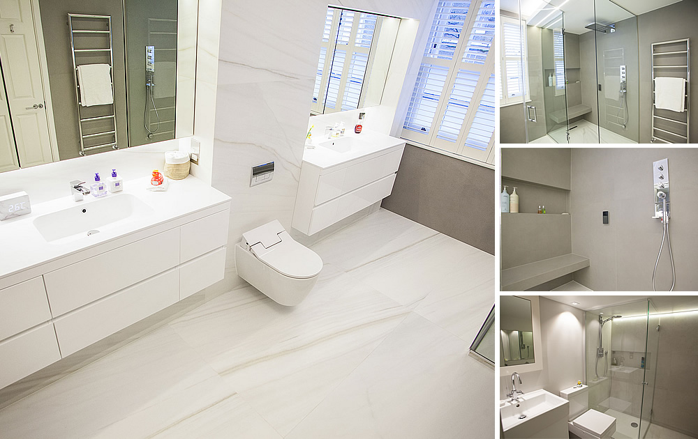 Chelsea House project - 3 En-Suite Bathrooms 
