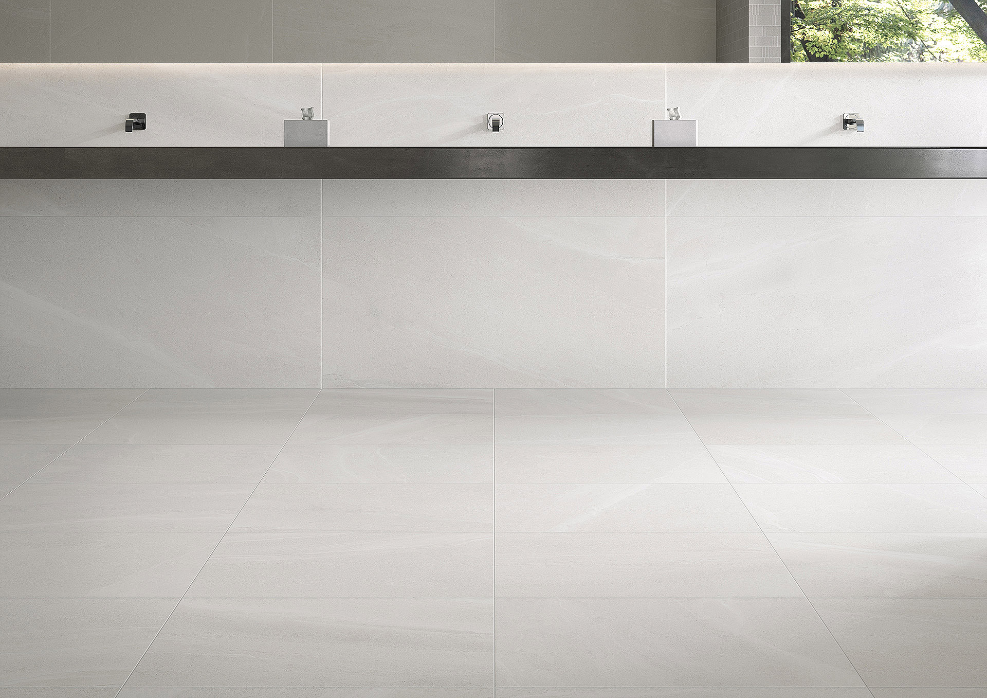 CERLAN WHITE NATURAL Light Grey Concrete tile   80 x 180 cm