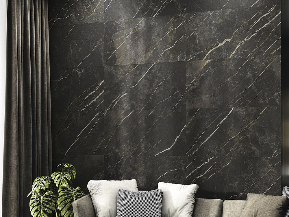 HARMONY POLISHED Black Marble tile   120 x 120 cm