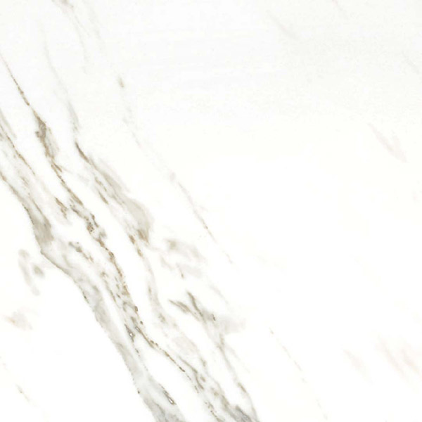 Carrara White 60x60cm Glossy Stone Effect Porcelain Tile