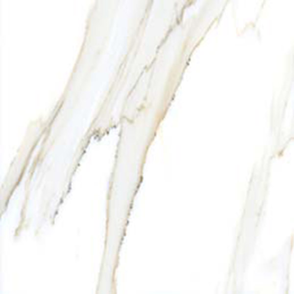 Mystique Blanco 60x60cm Glossy White Marble Porcelain Tile