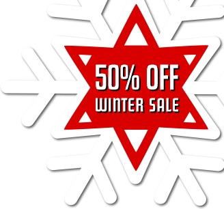 Winter Sale - Save 50%