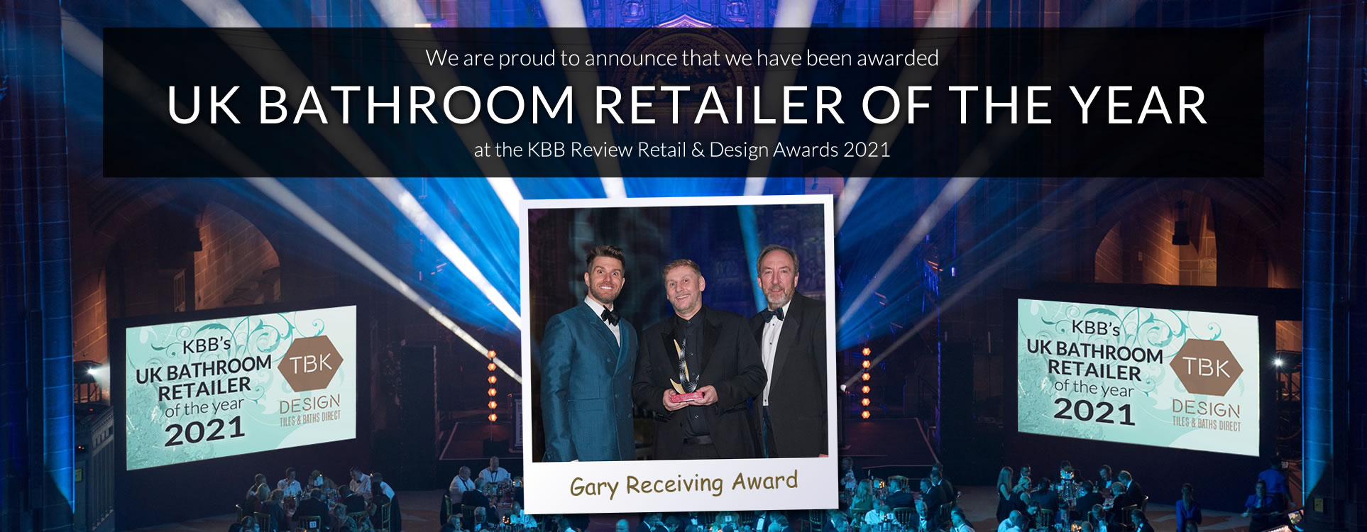 We are proud to announce that we have been awarded UK Bathroom Retailer of the Year at the KBB Review Retail & Design Awards 2021